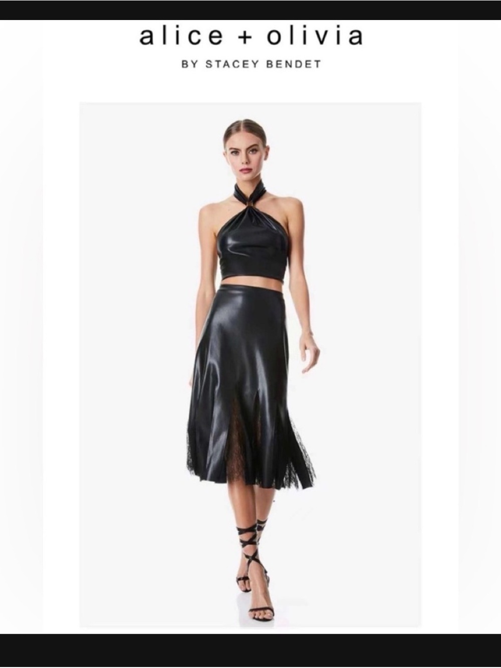 Alice Olivia midi skirt